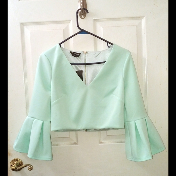 bebe Tops - bebe mint green blouse size M